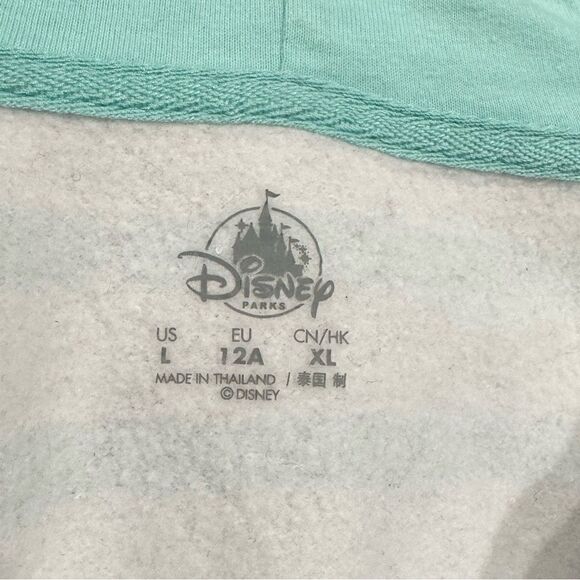 Disney Parks Striped 2019 Zip Up Hoodie Girls Large - Picture 4 of 5